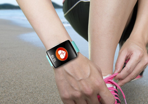 What items of health information can be tracked on a fitness tracker or smart watch?
